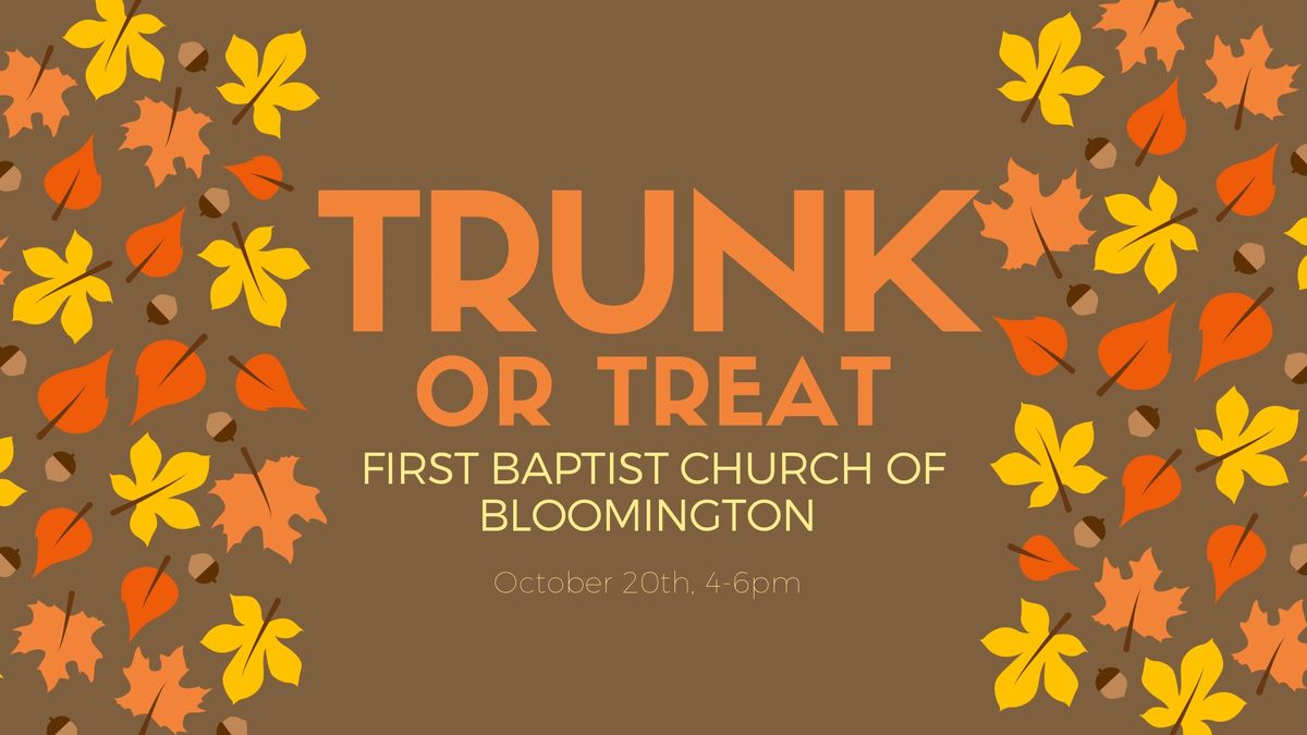 Trunk or Treat at FBC