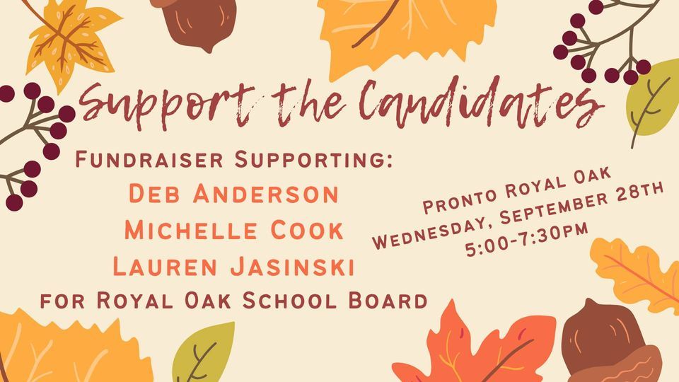 RO School Board Candidate Fundraiser