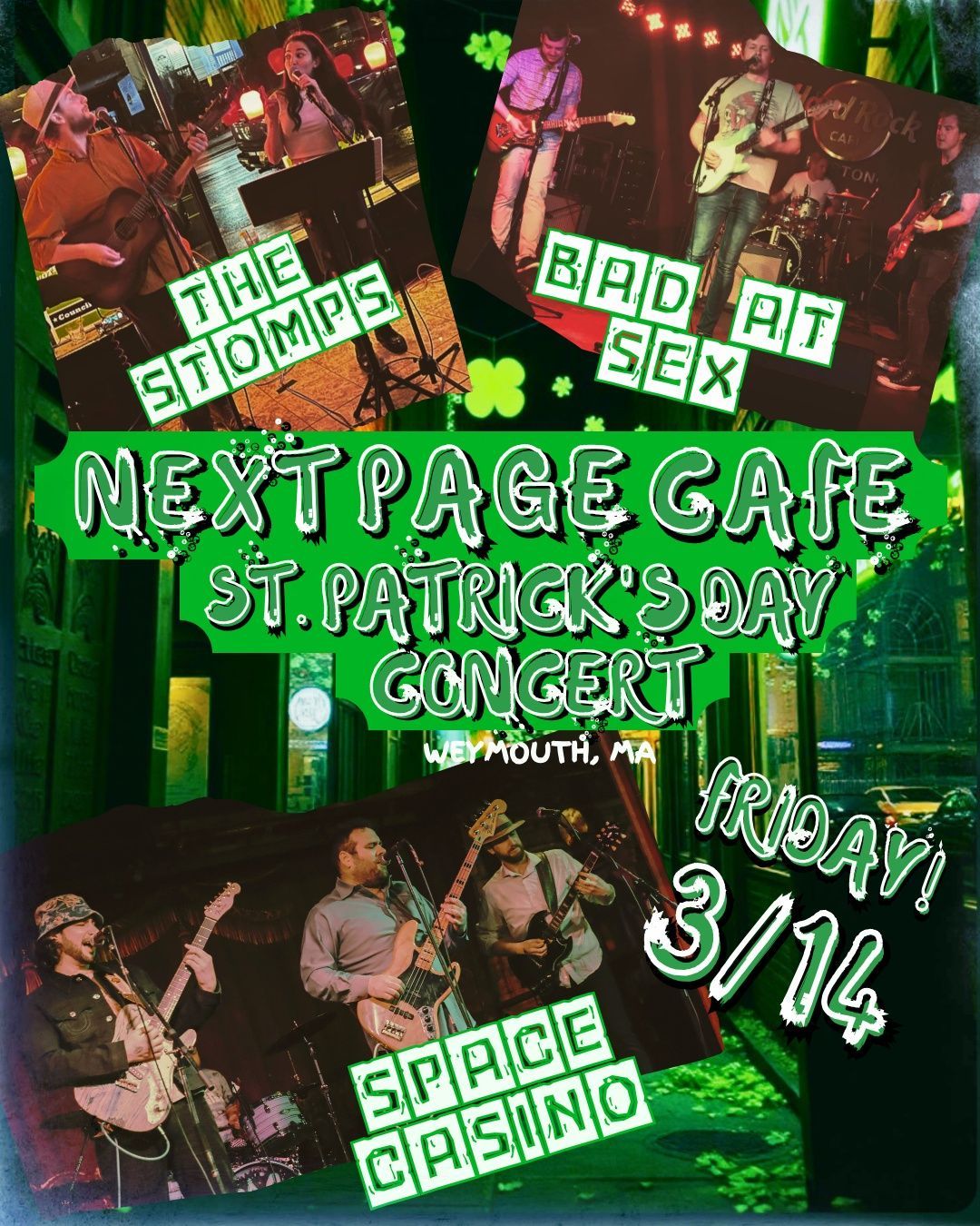 One Night, Three Bands! St. Patty's Day Concert