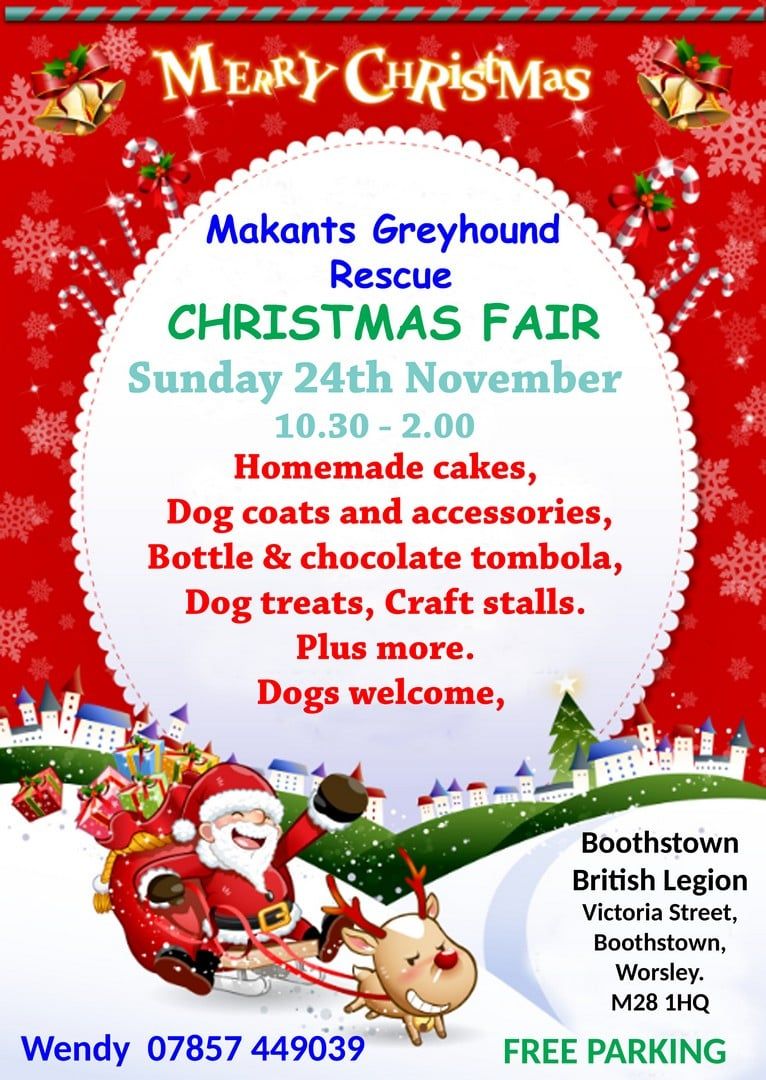 Makants Xmas Fair at Boothstown British Legion, Victoria St, Worsley M28 1HQ