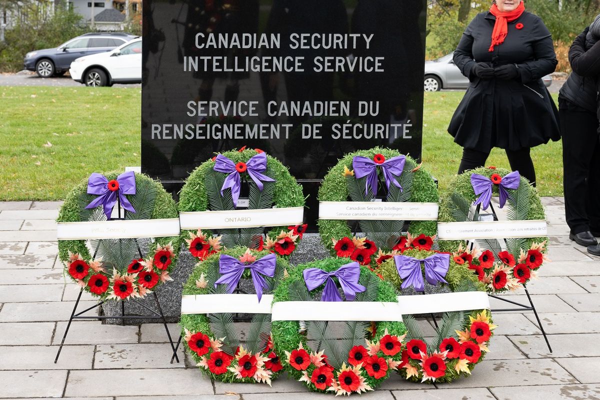 Canadian Security Intelligence Service Remembrance Ceremony