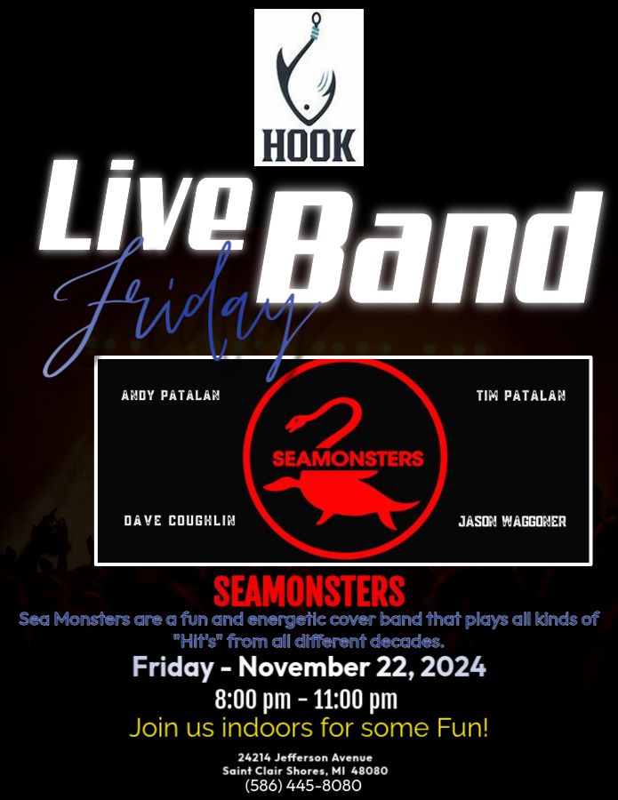 Live Band Friday Nights w\/ Seamonsters