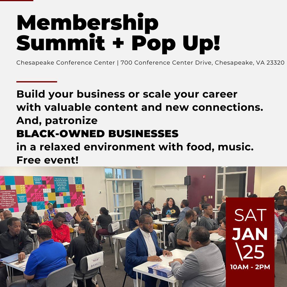 Membership Summit + Pop Up