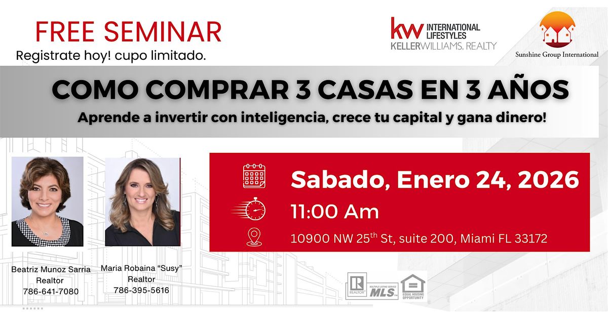 Como Comprar 3 Casas en 3 A\u00f1os