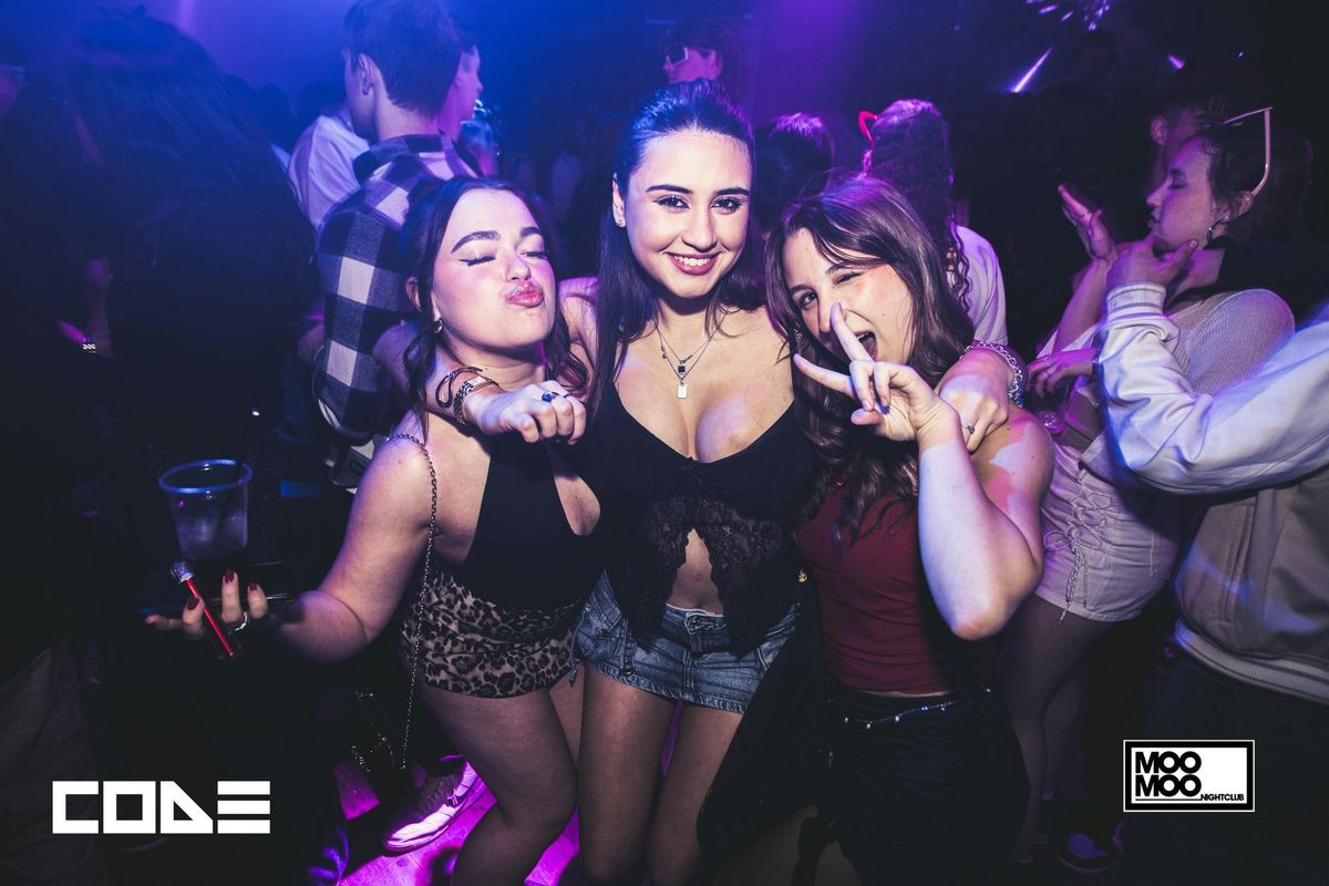 CODE Friday 29th May At MooMoo!