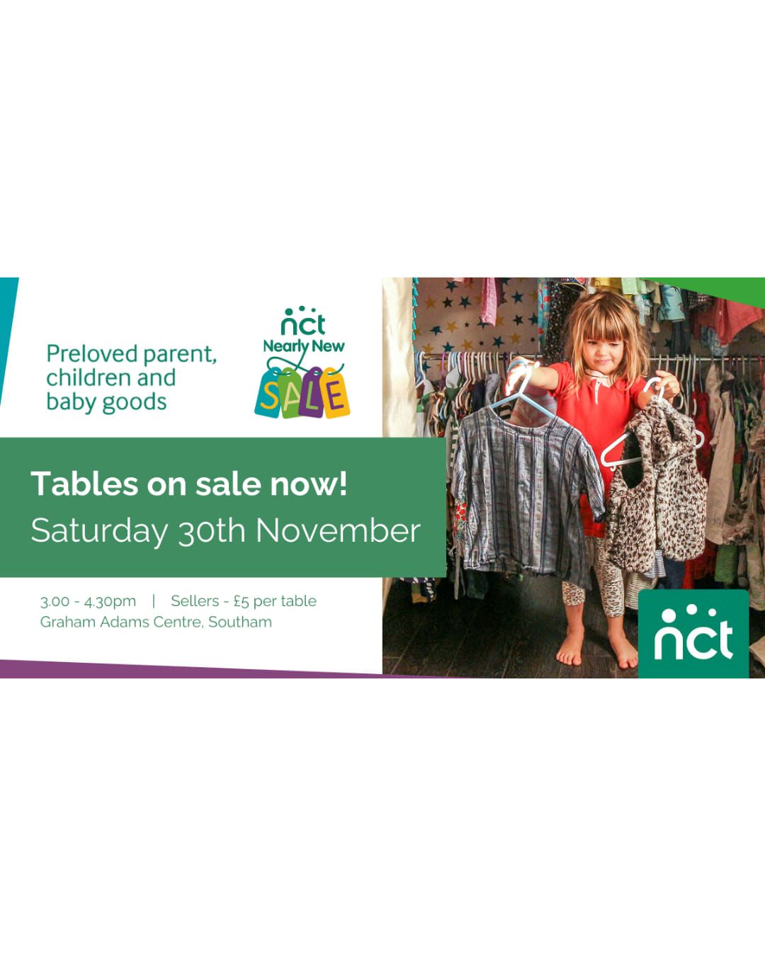 Southam & Villages NCT Nearly New Sale 2024