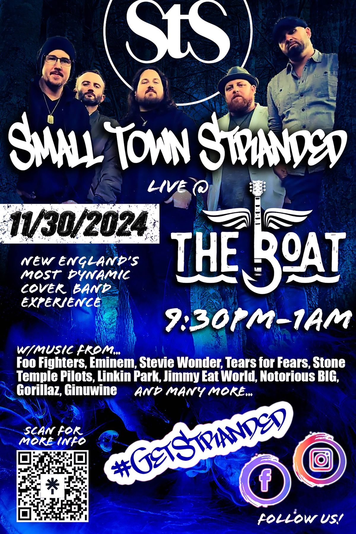 Small Town Stranded (STS) LIVE at The BOAT 