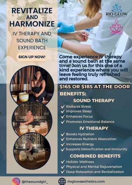 IV Therapy & Sound Bath Experience