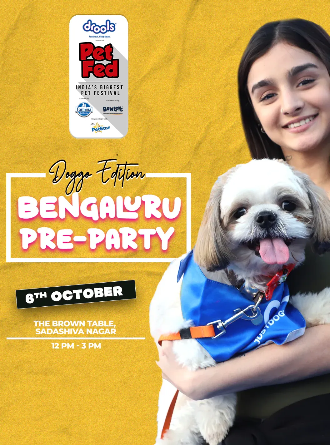 Bengaluru Pre Party to Pet Fed Experiences event Tickets Bengaluru