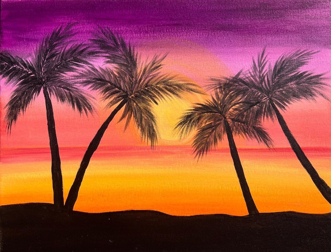 Fort Myers Tropical Paint and Sip \u2013 Amethyst Skies\n\n