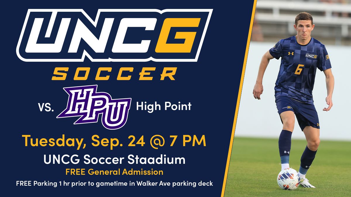 UNCG Spartans Men's Soccer Vs High Point University Panthers