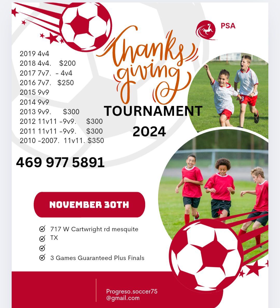 Thanksgiving Tournament 2024 