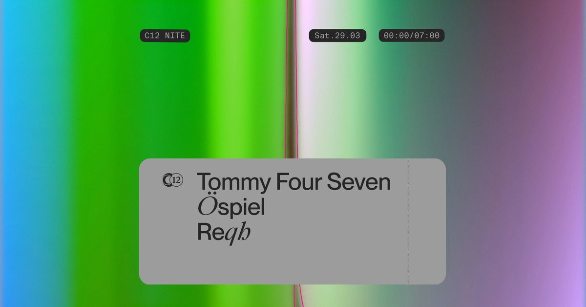 C12 Nite  \u3030\ufe0f Tommy Four Seven \u3030\ufe0f \u00d6spiel \u3030\ufe0f Reqh 