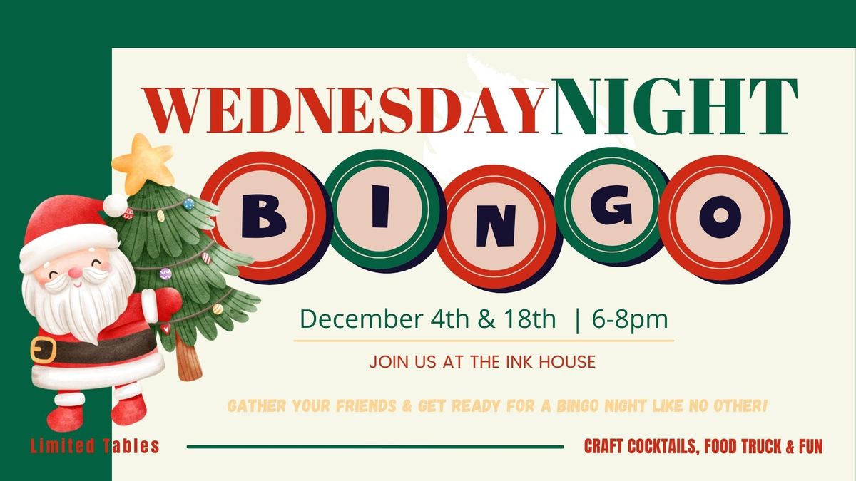 Christmas Bingo At The Ink House