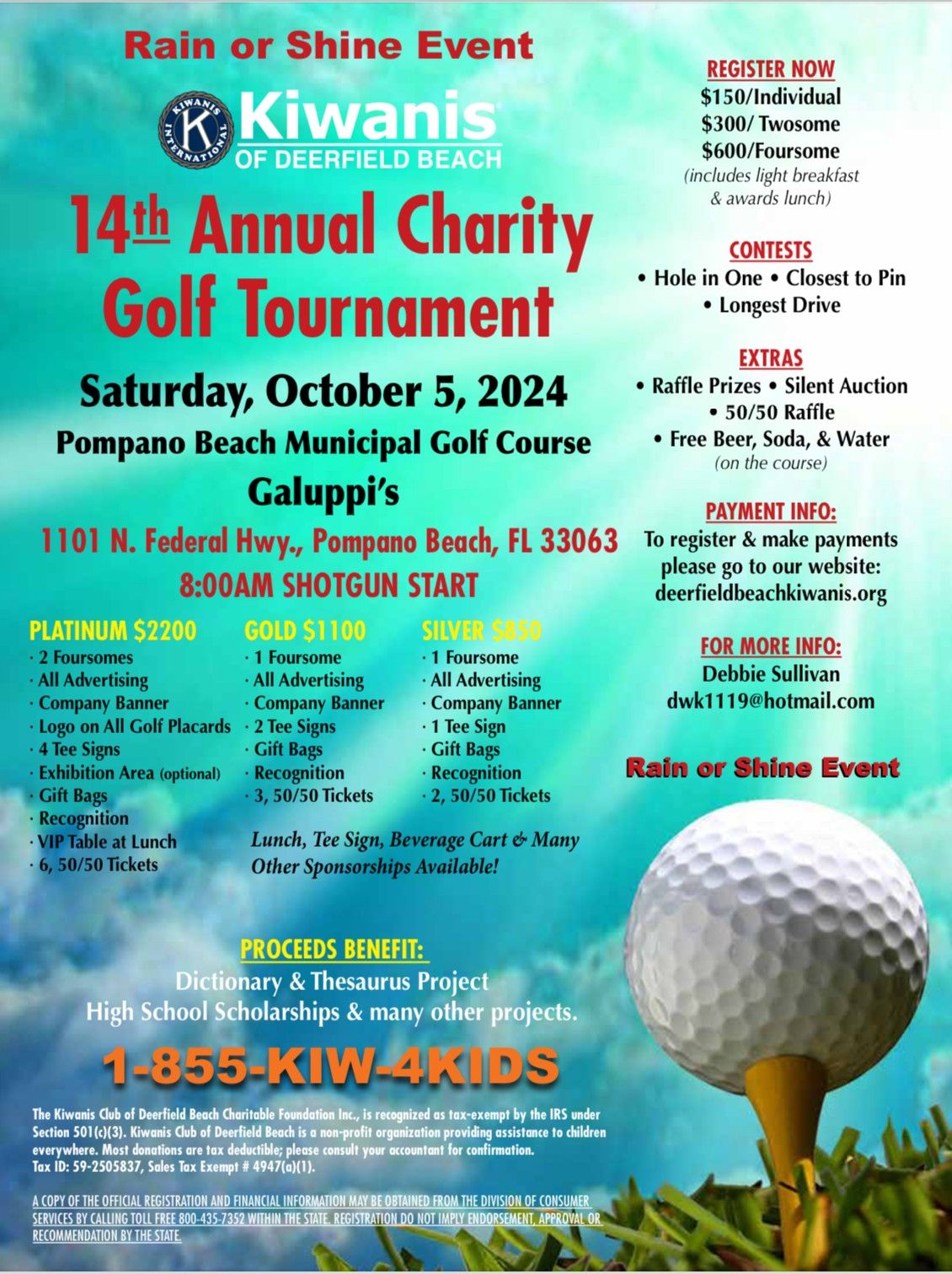 14th Annual Charity Golf Tournament