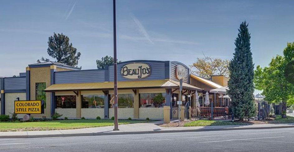 Laurie & Lorrie at Beau Jo's Pizza Arvada! 