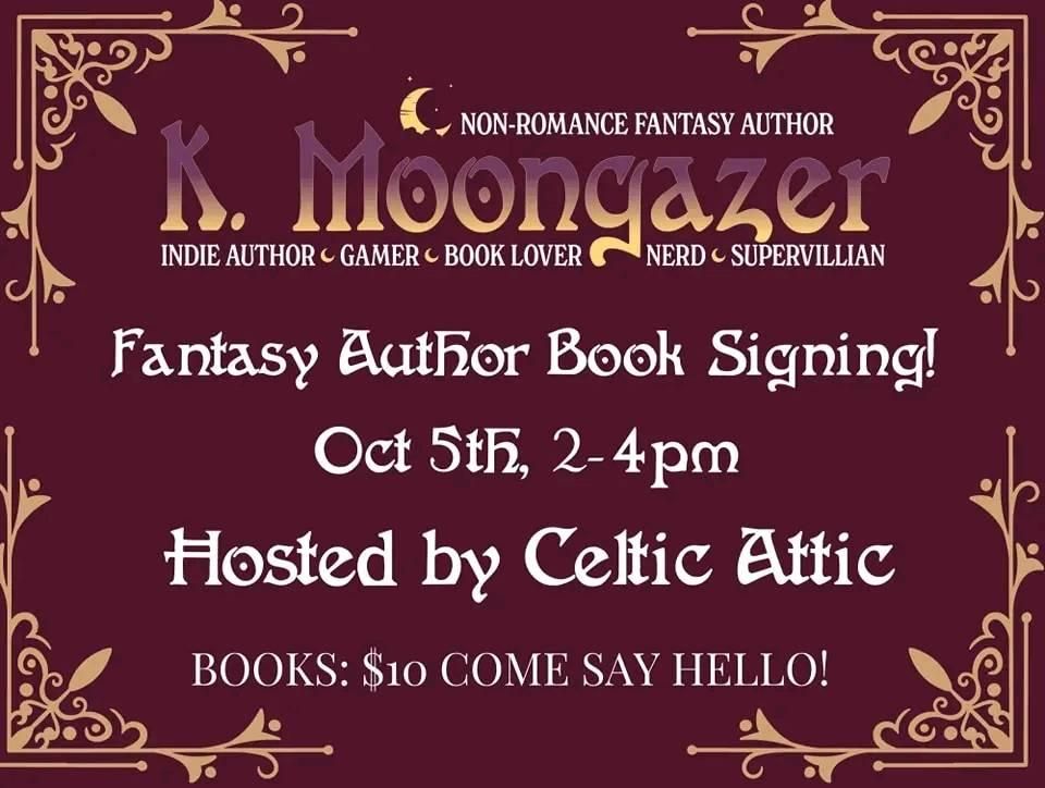 K.Moongazer Book signing