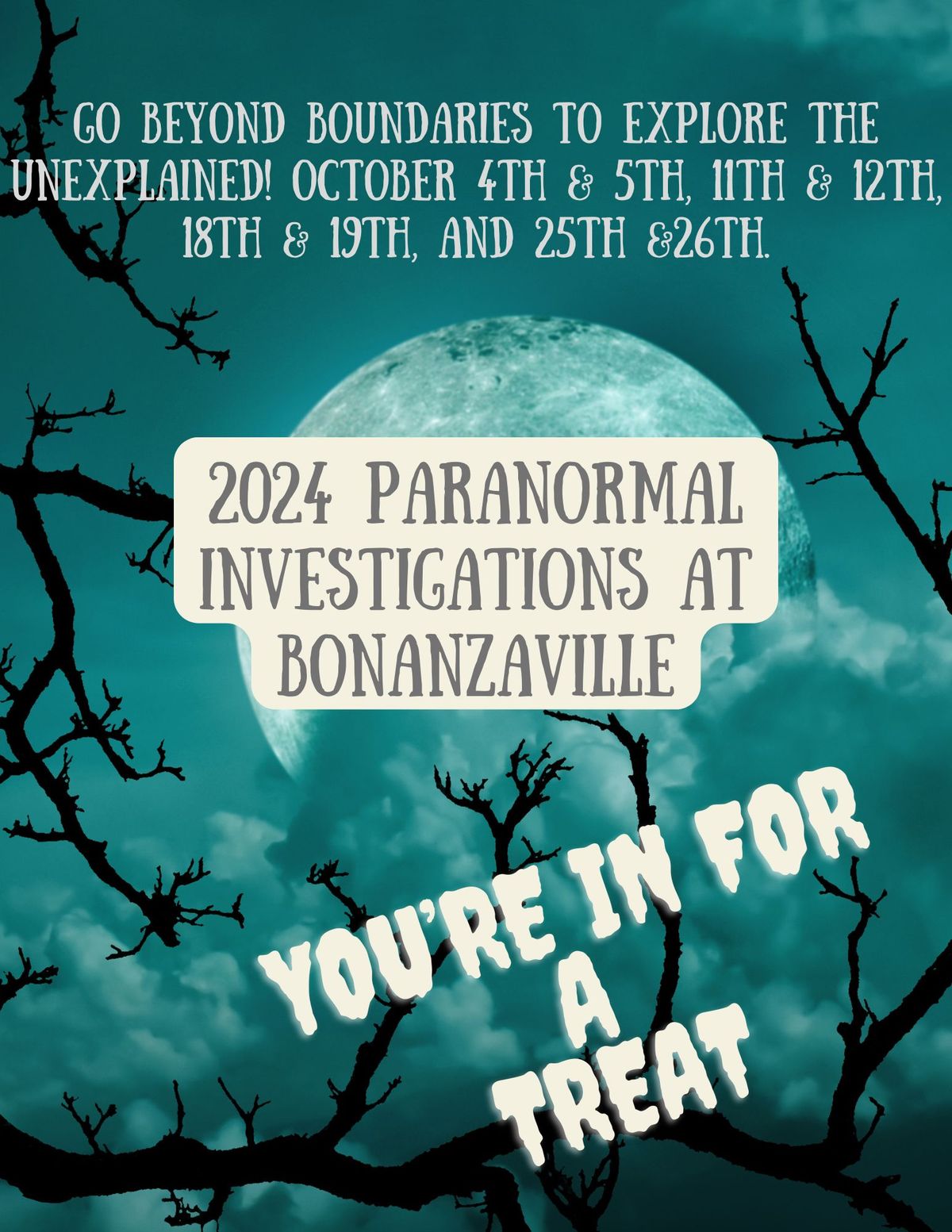 2024 Paranormal Investigations at Bonanzaville