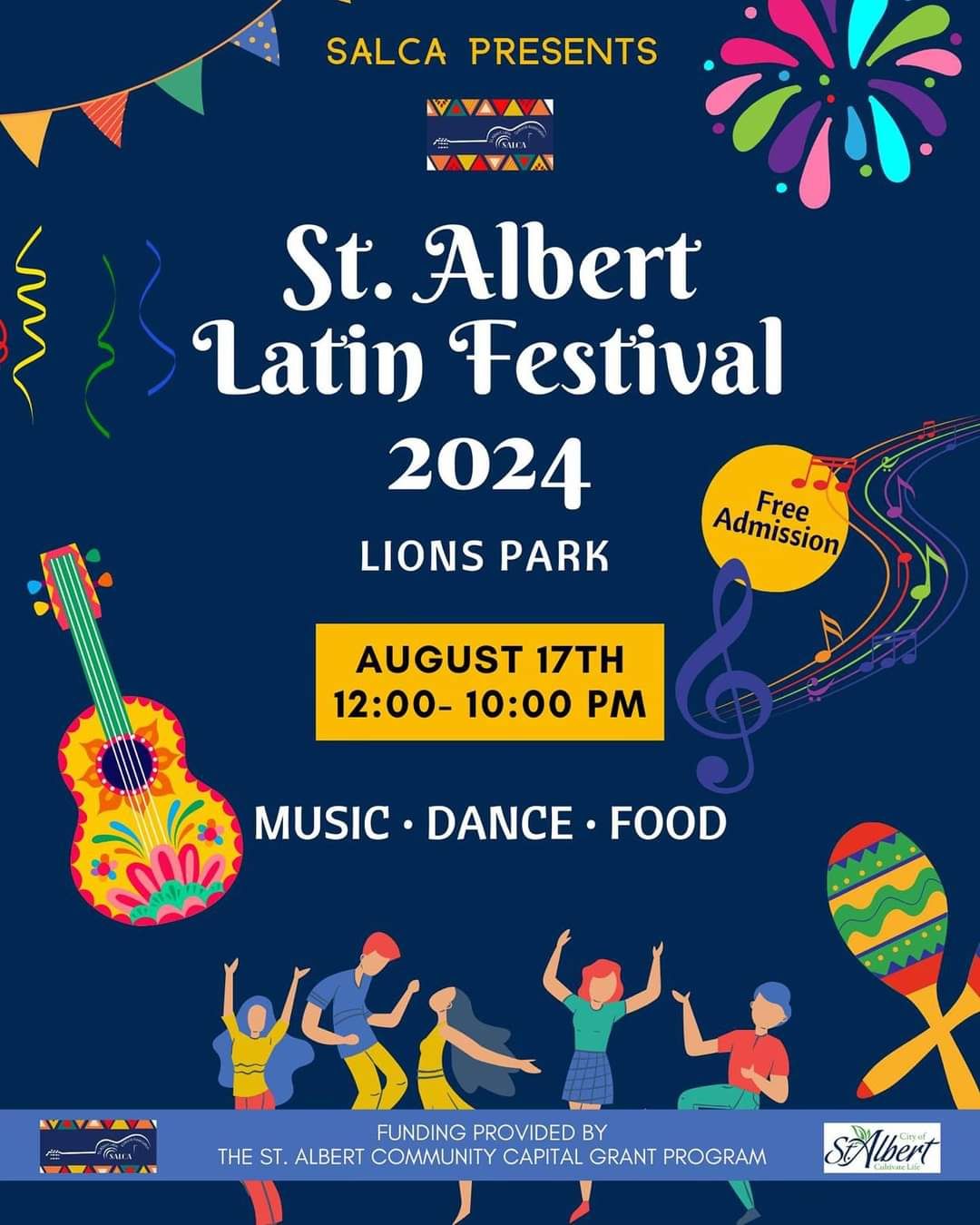 St. Albert Latin Festival 2024, Lions Park, Saint Albert, 17 August 2024