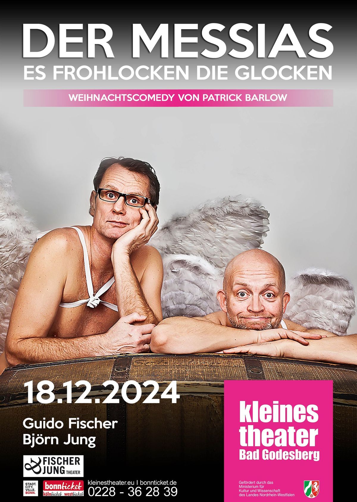 DER MESSIAS \u2013 FISCHER & JUNG \u2013 Weihnachtscomedy von Patrick Barlow (DIE 39 STUFEN)