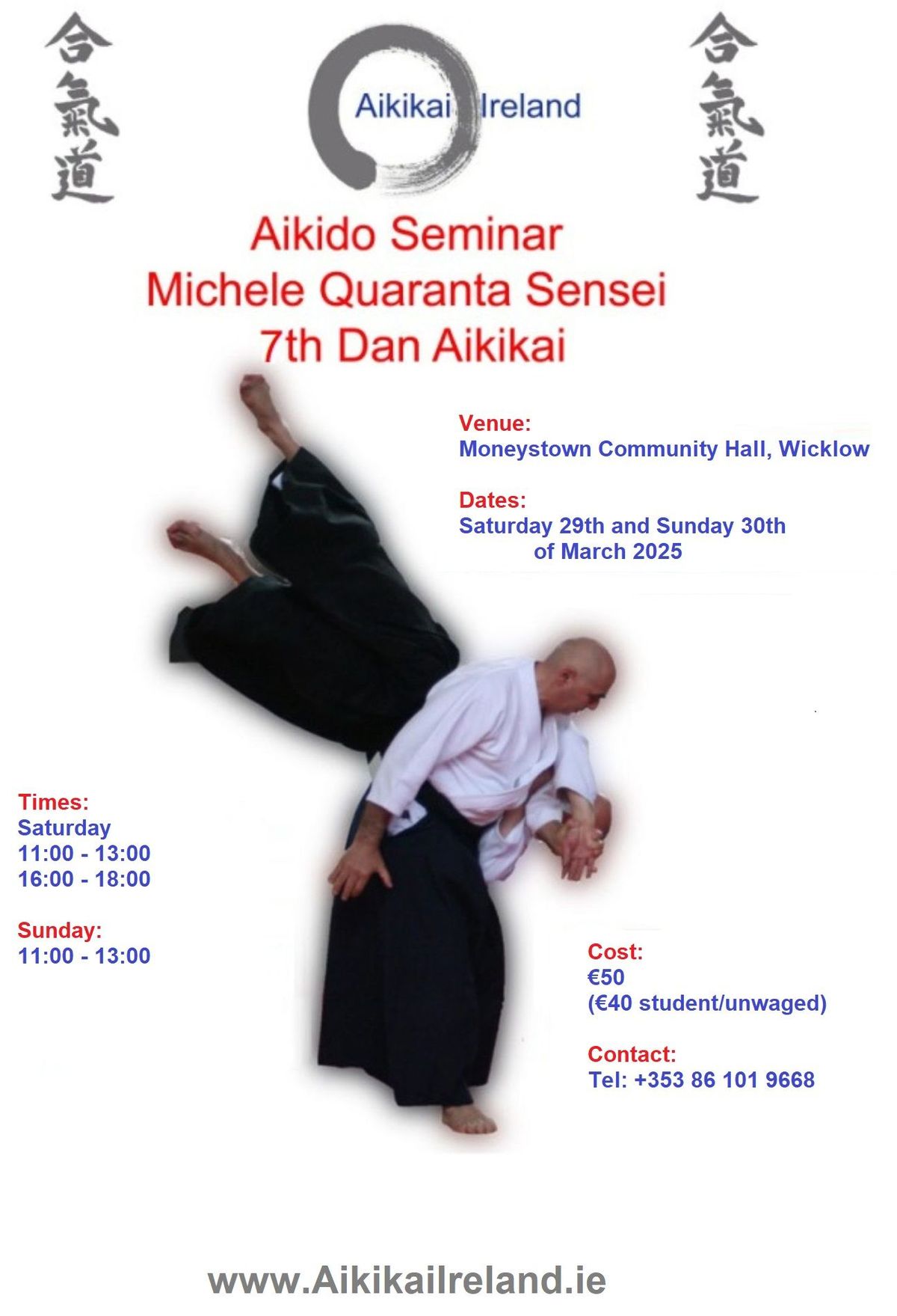 Spring Seminar with Michele Quaranta Shihan