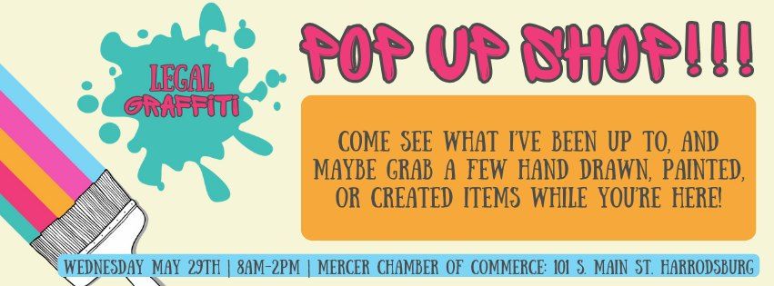 Legal Graffiti KY Pop Up Shop at the Chamber!