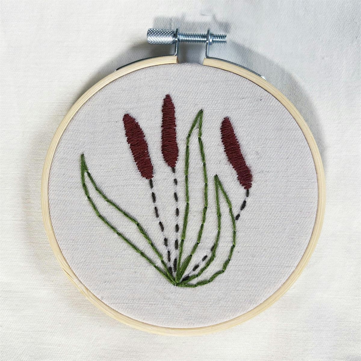 Embroidery Workshop: Among the Cattails