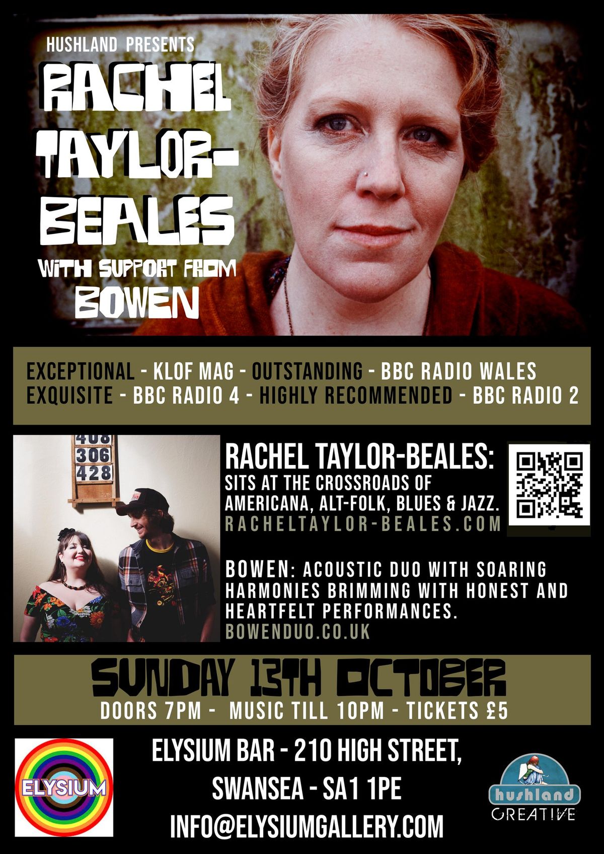 Live Music: Rachel Taylor-Beales + Bowen