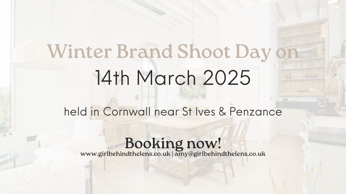 1 hour Brand Photoshoot in Cornwall