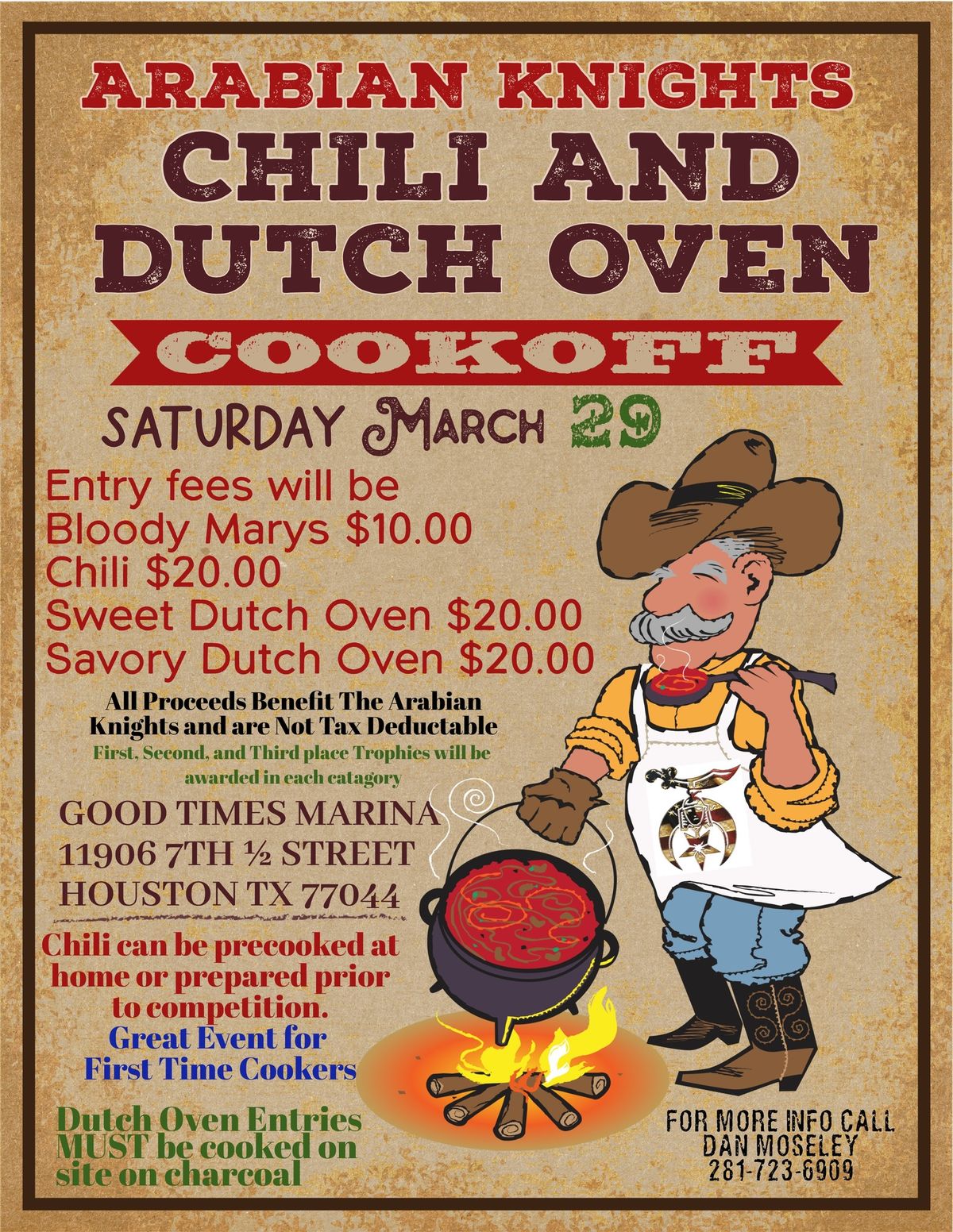 Arabian Knights Chili and Dutch Oven Cookoff