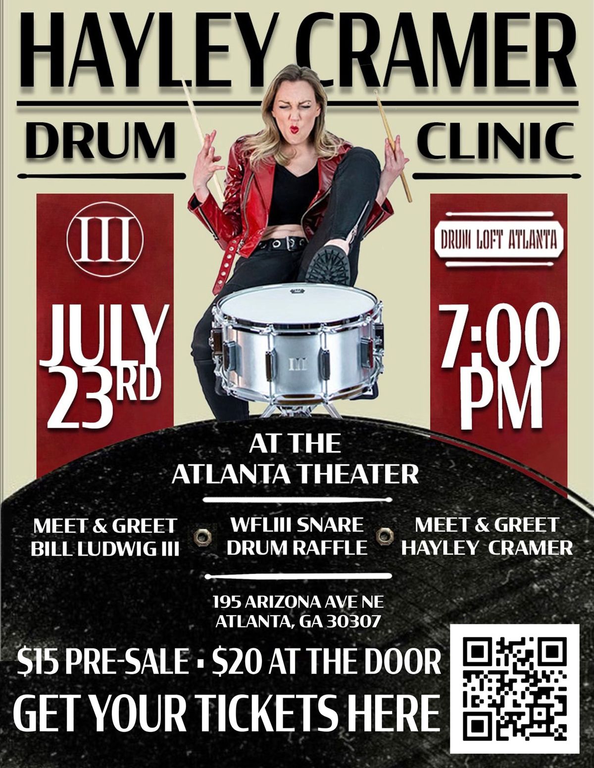 HAYLEY CRAMER DRUM CLINIC