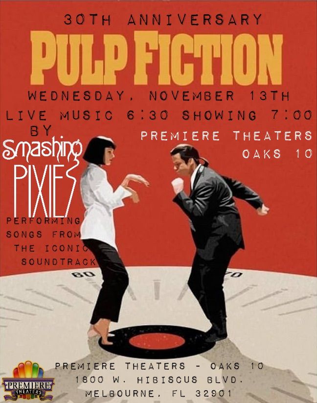 Pulp Fiction 30th Anniversary Screening with live music by Smashing Pixies