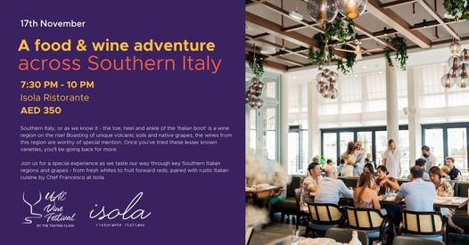 A food & wine adventure across Southern Italy
