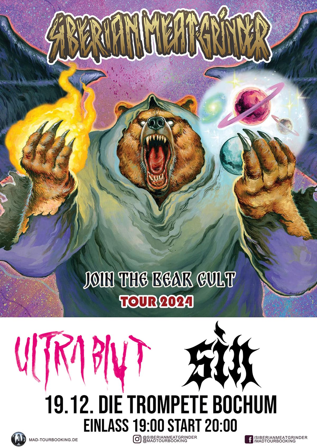 Siberian Meat Grinder, Ultrablut, SIN - Bochum