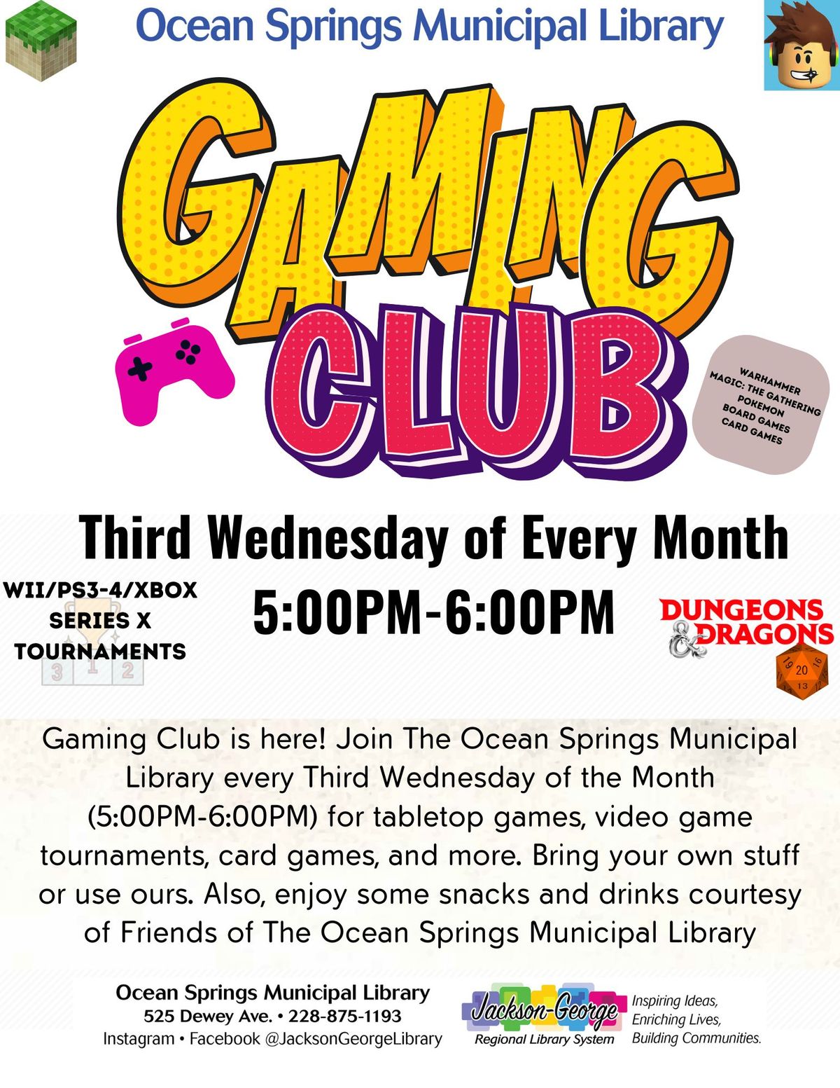 Ocean Springs Gaming Club