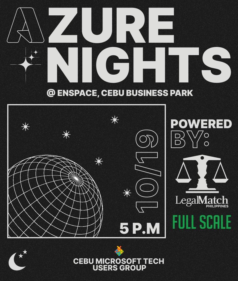 Azure Nights | Cebu Microsoft Tech Users Group