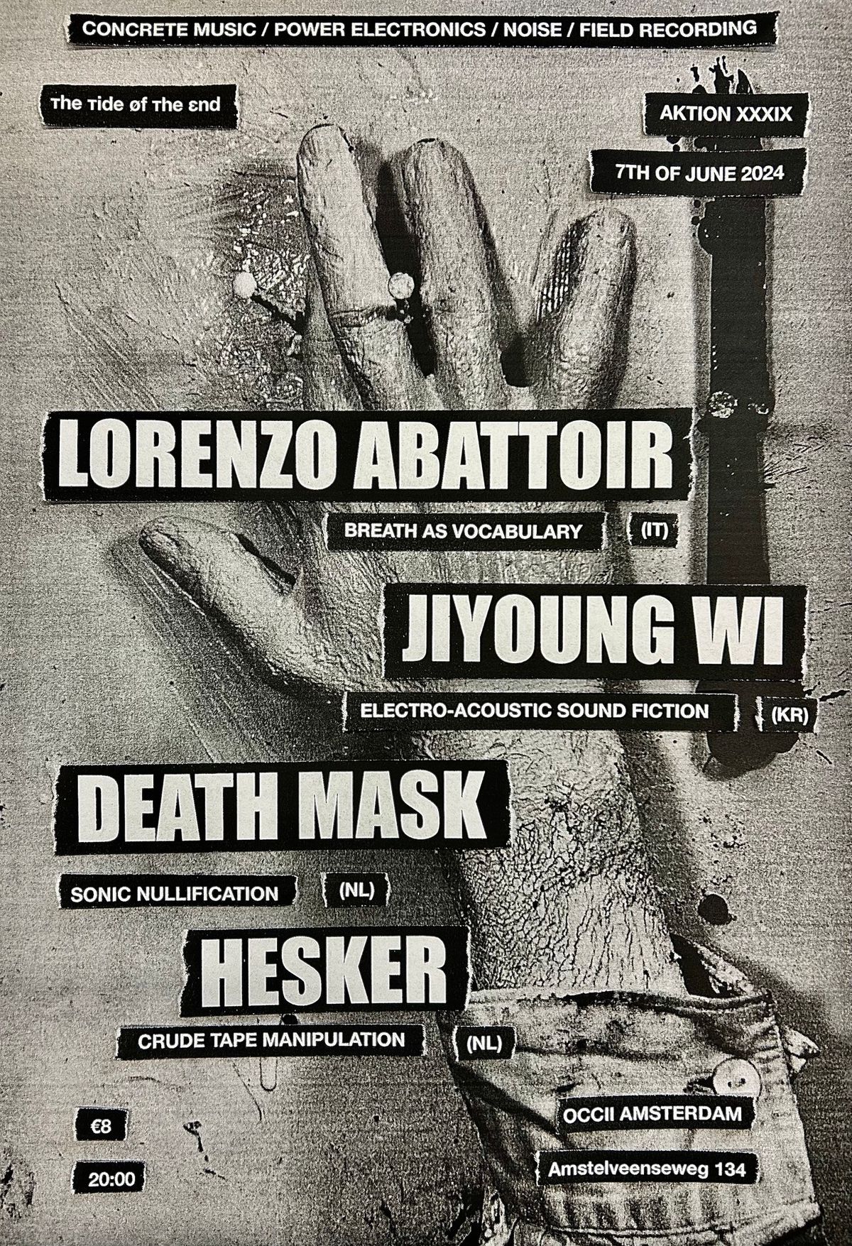 XXXIX[\u0442\u0442\u00f8\u0442\u03b5] : Lorenzo Abattoir \/ Jiyoung Wi \/ Death Mask \/ Hesker