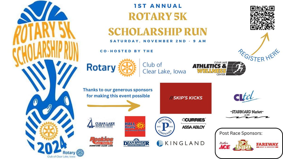 Clear Lake Rotary 5K Scholarship Run\/Walk