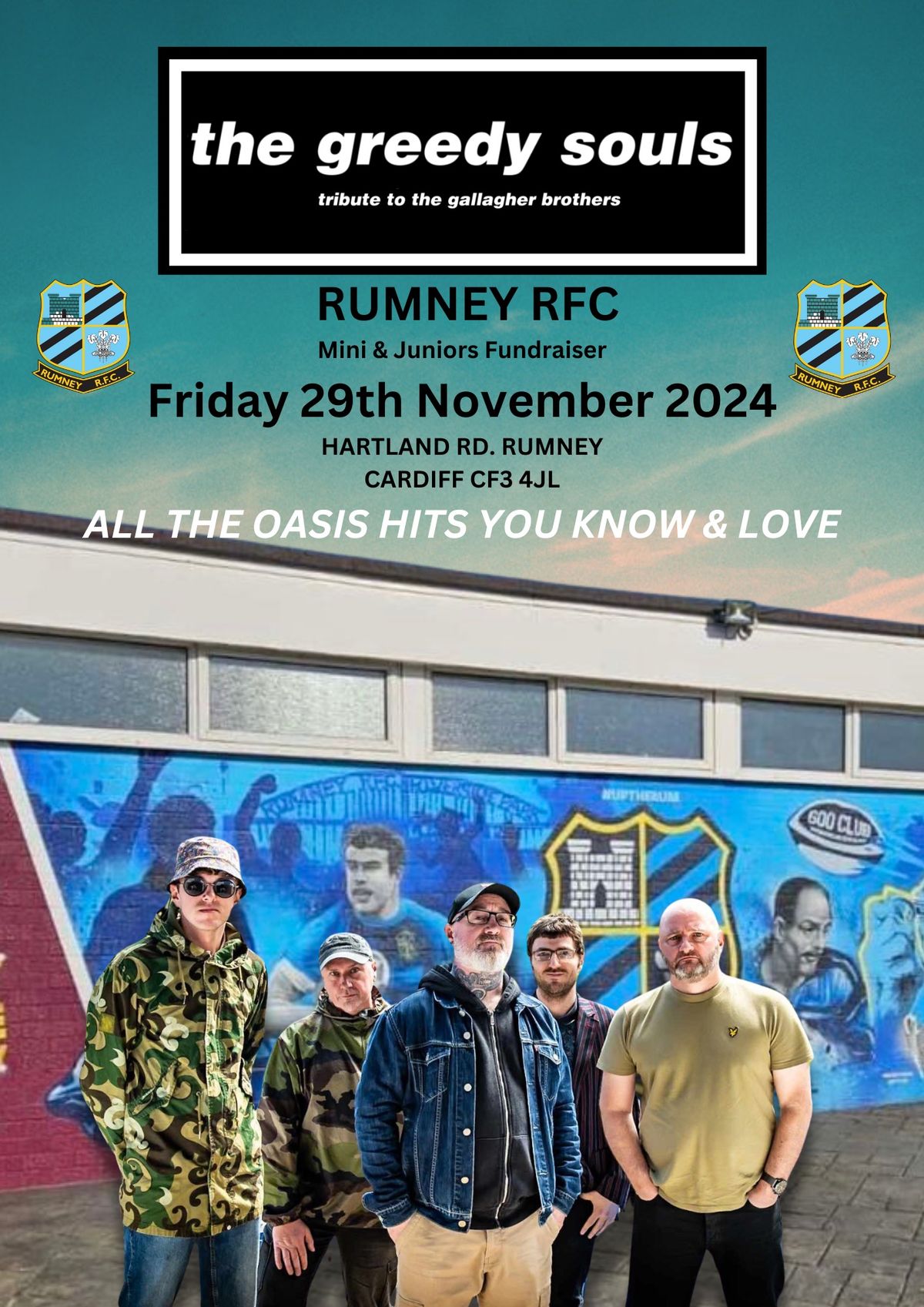 The Greedy Souls @ Rumney RFC - Mini & Juniors Fundraiser