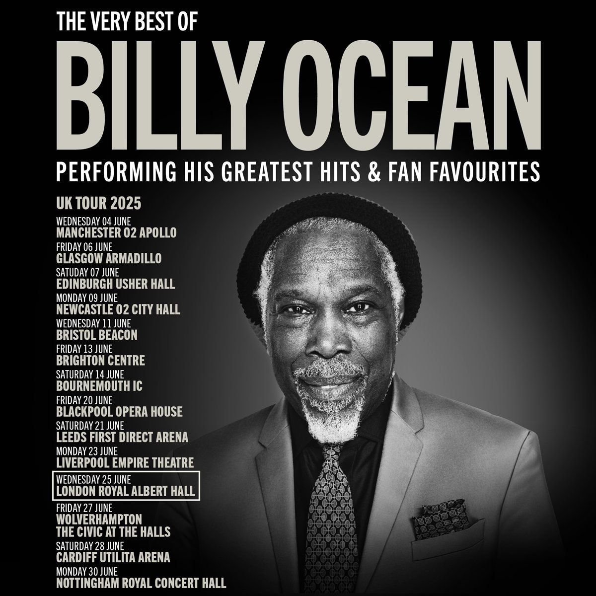 Billy Ocean London Tickets