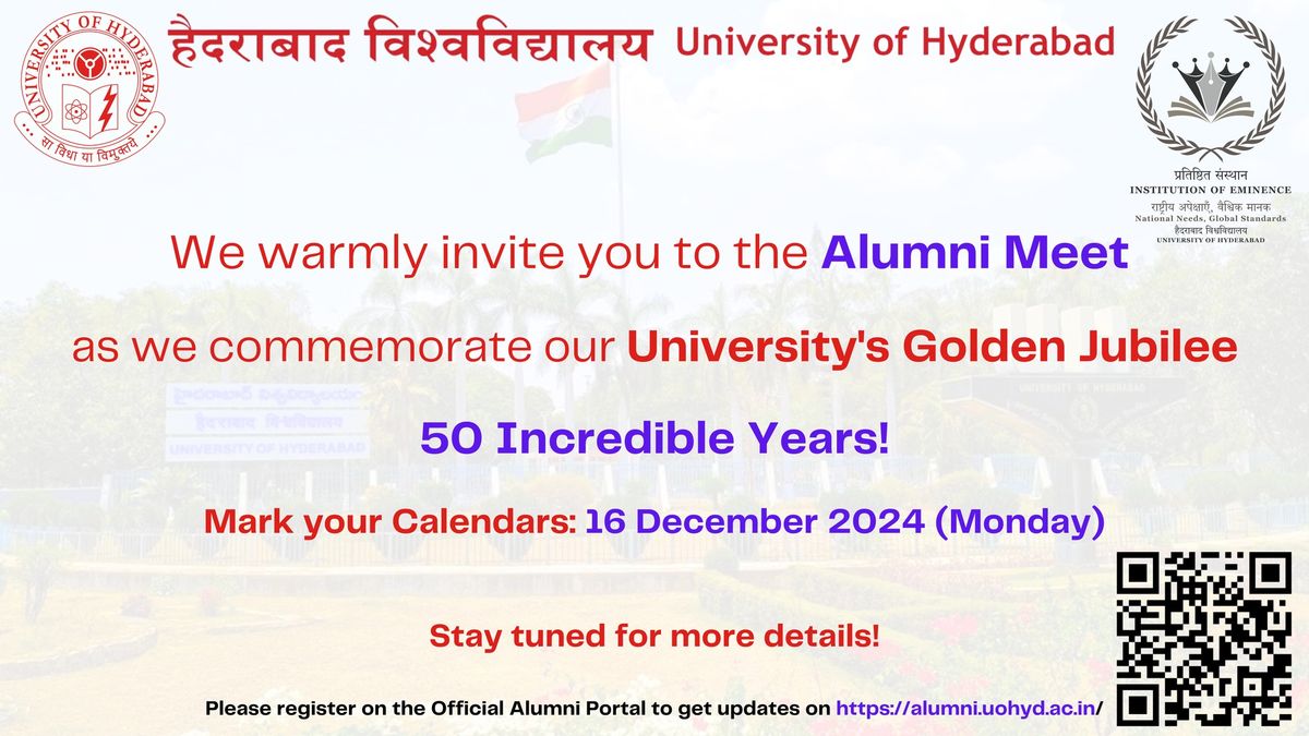 UoH Golden Jubilee Alumni Meet 2024