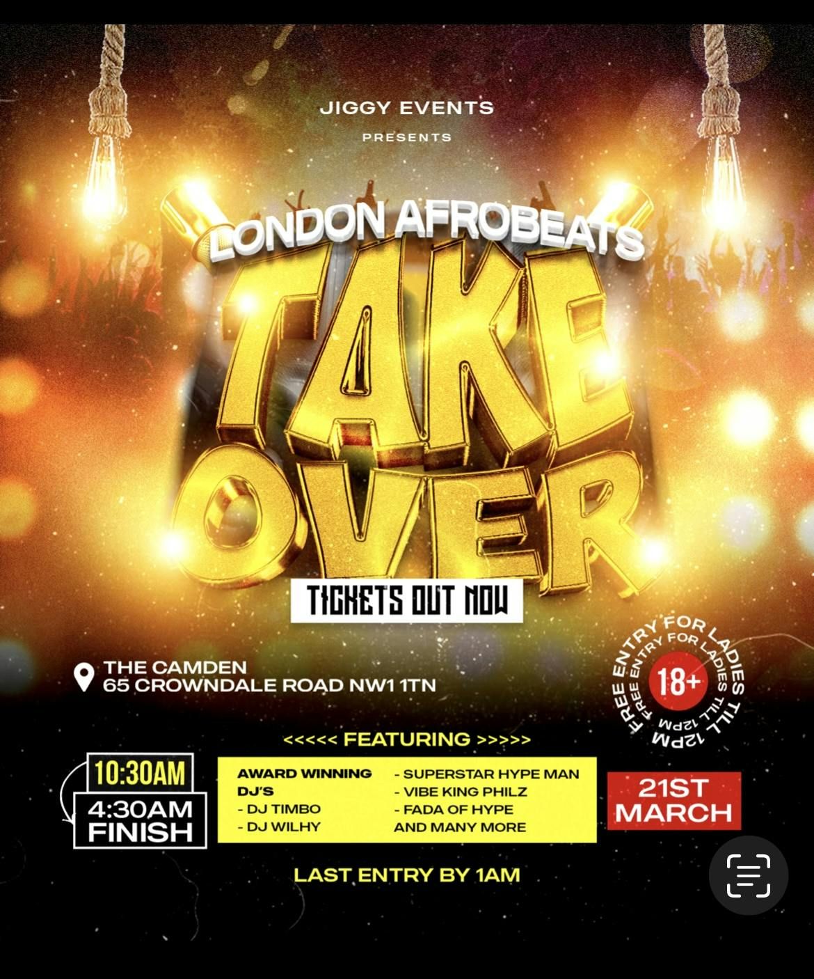 LONDON AFROBEAT TAKEOVER 