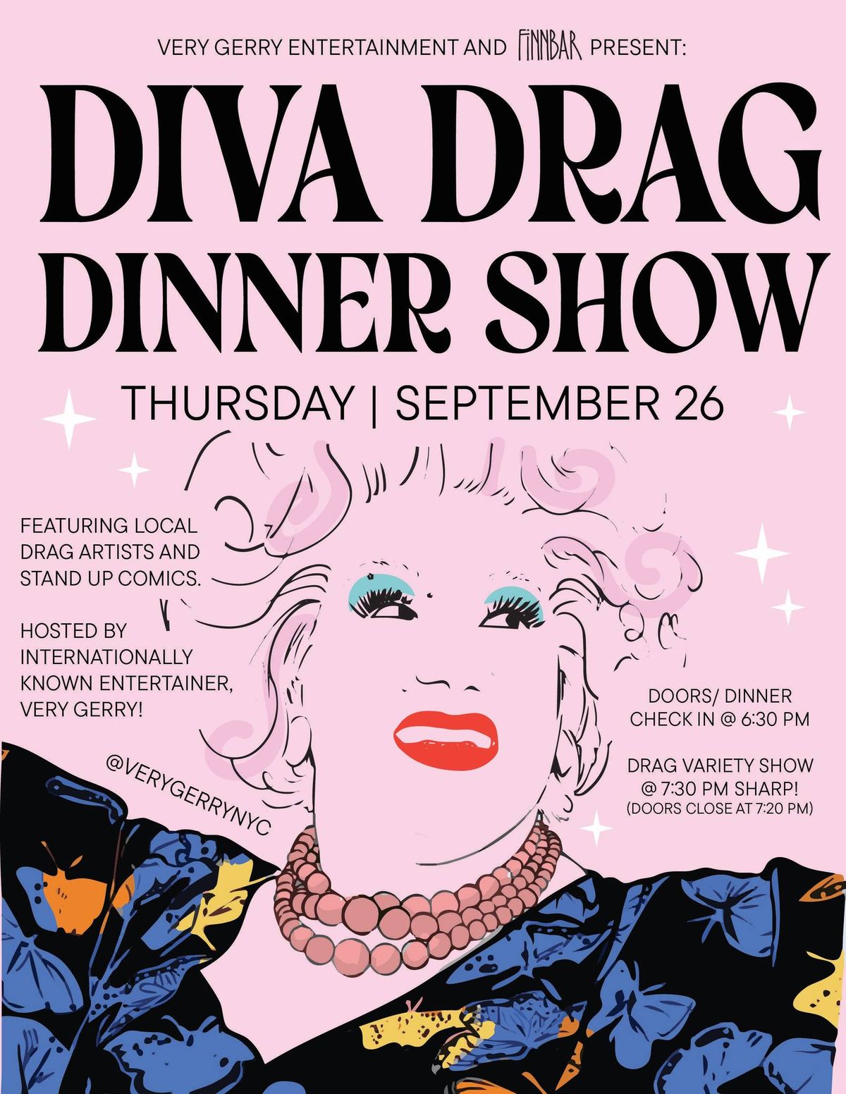 Very Gerry & Friends Drag Diva Dinner at FiNNBAR, 9\/26