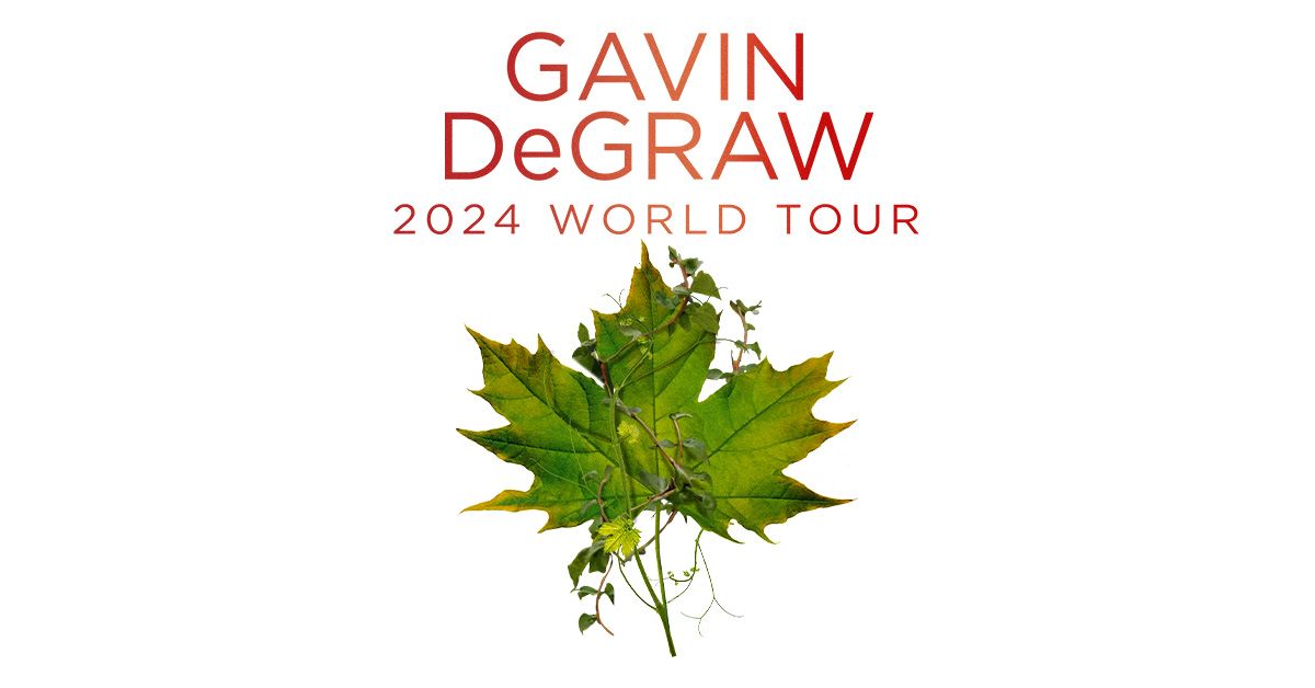 GAVIN DeGRAW - 2024 World Tour