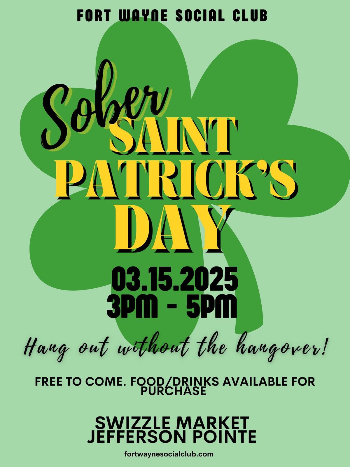 Sober St Patrick\u2019s Day Celebration!