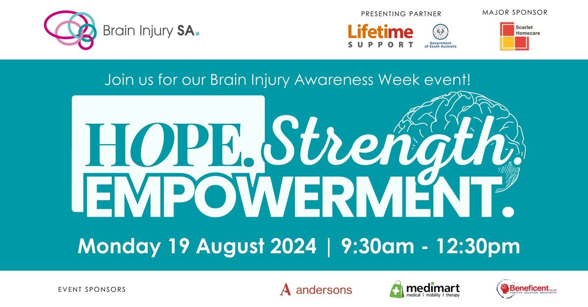 Hope. Strength. Empowerment. | Brain Injury Awareness Week Event 2024