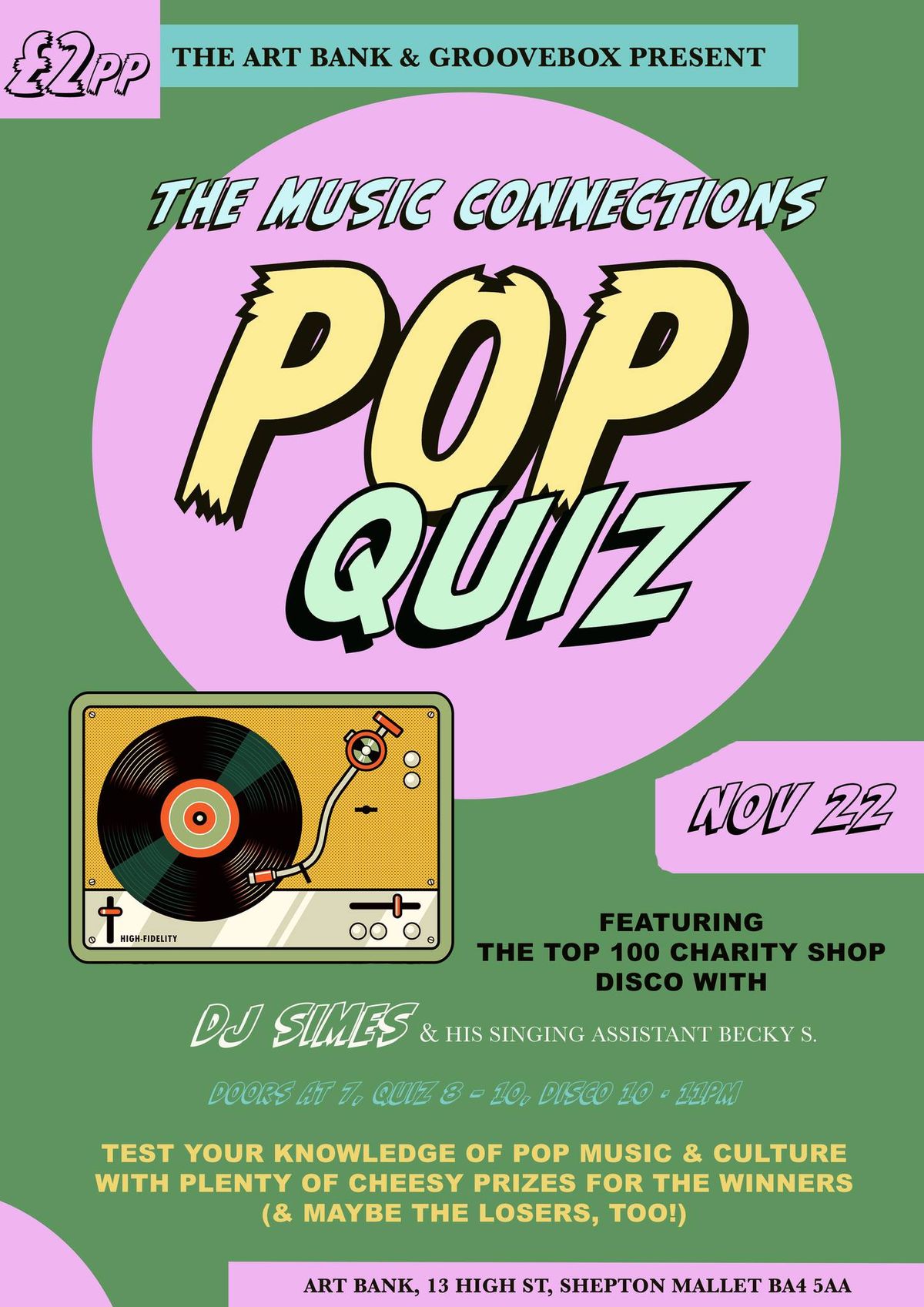 The Musical Connections Pop Quiz