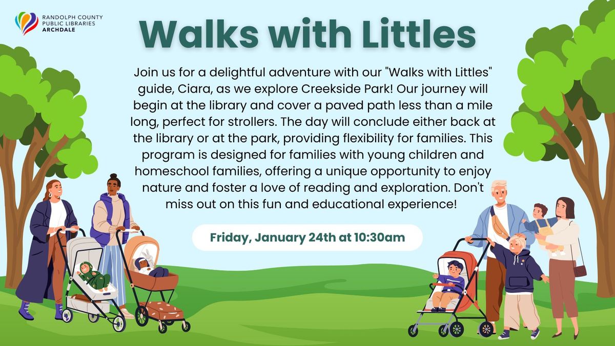 Creekside Walks with Littles with Ciara Wilder Massingale