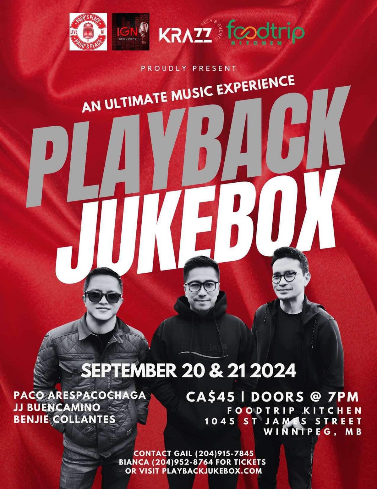 PlaybackJukebox Live! with 90's idol PACO ARESPACOCHAGA\u203c\ufe0f\ud83e\udd41