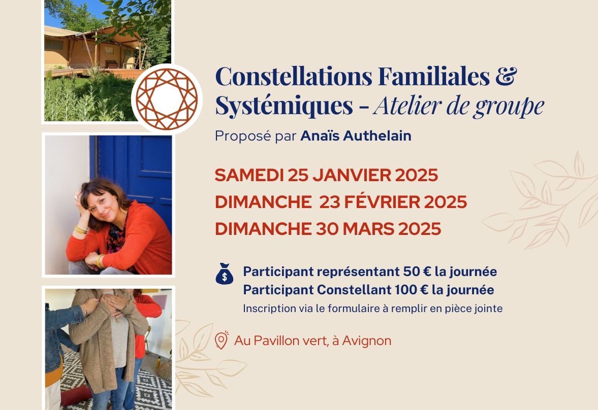 Constellations Familiales & Syst\u00e9miques - Atelier de groupe 